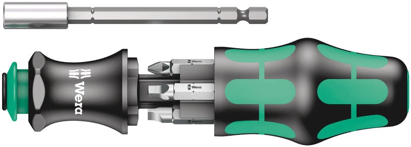 Wera KK 28 Bithold Screwdrvr PHSLSquare Bits out pouch - Image 2