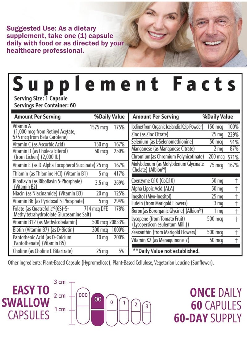 NatureGenX Methylated Multivitamin, Just One, 60 Capsules  - Image 2