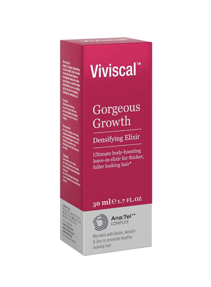 Viviscal Gorgeous Growth Densifying Elixir, Leave - In Elixir for Thicker, Fuller Looking Hair 50ml - Image 2