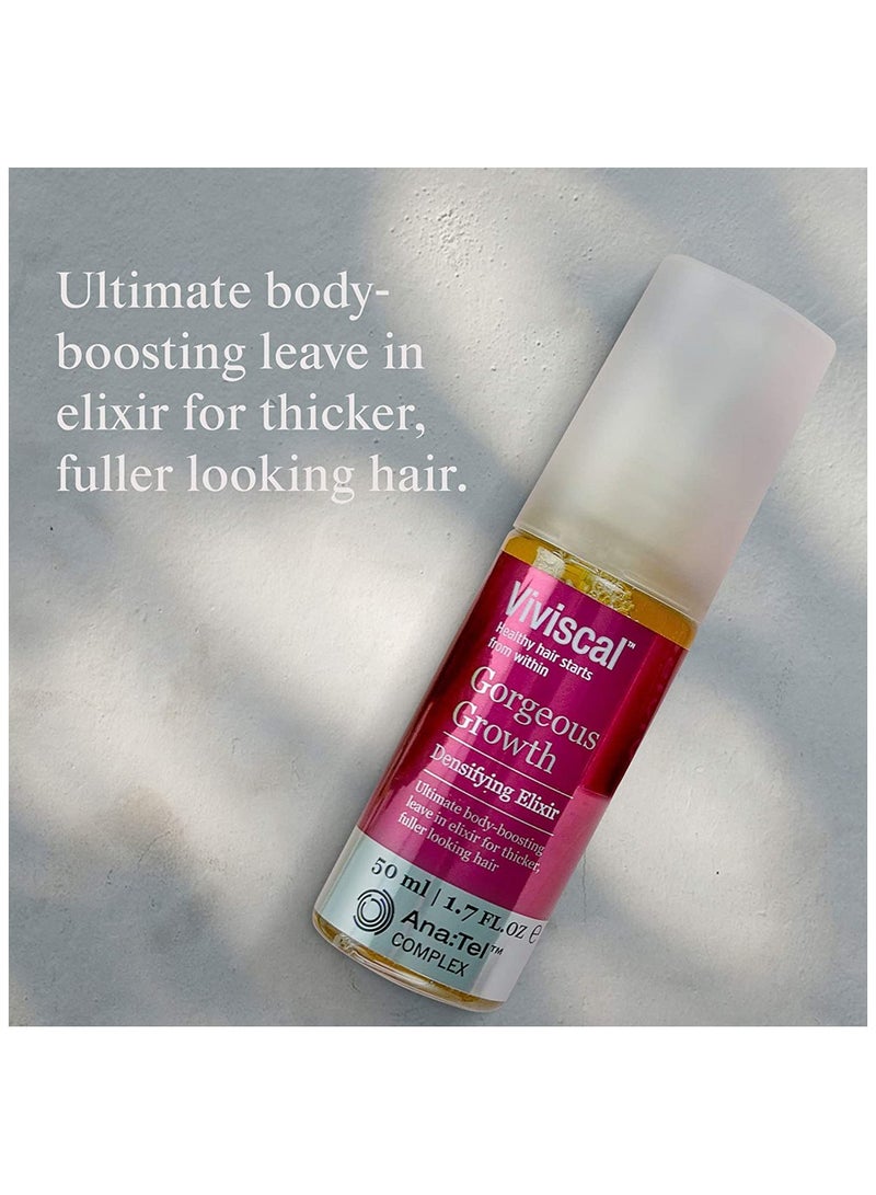 Viviscal Gorgeous Growth Densifying Elixir, Leave - In Elixir for Thicker, Fuller Looking Hair 50ml - Image 5