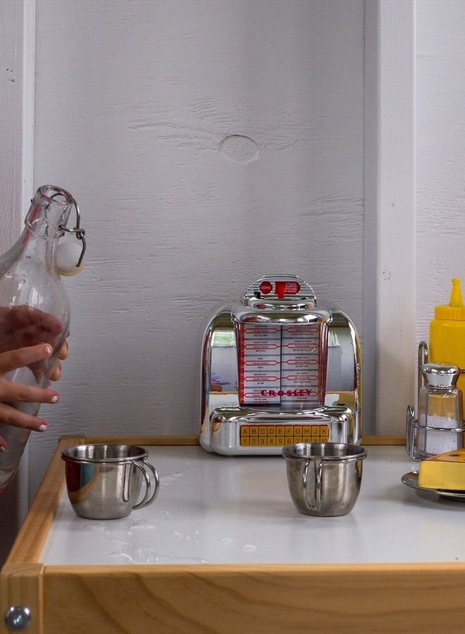 Crosley CR1120A-SI The Diner Jukebox Radio - Silver - Image 3