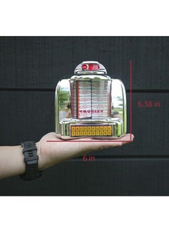 Crosley CR1120A-SI The Diner Jukebox Radio - Silver  - Image 2