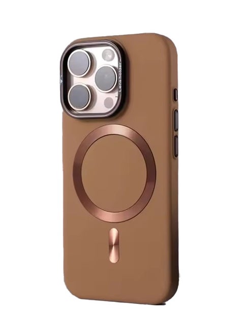 Ultra-Thin Magnetic MagSafe Case for iPhone 16 Pro Max – Slim Matte Hard PC Shockproof Cover with Metal Camera Lens Protector, Wireless Charging Compatible, Frosted Anti-Slip Back