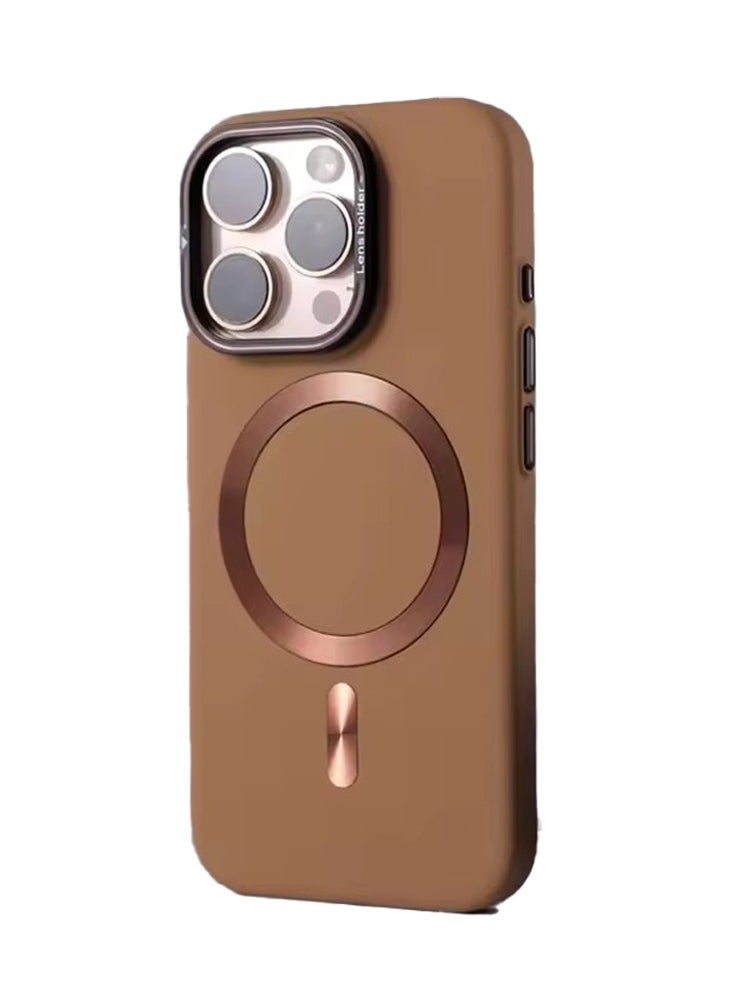 BlueFire - Ultra-Thin Magnetic MagSafe Case for iPhone 16 Pro Max – Slim Matte Hard PC Shockproof Cover with Metal Camera Lens Protector, Wireless Charging Compatible, Frosted Anti-Slip Back - Image 1