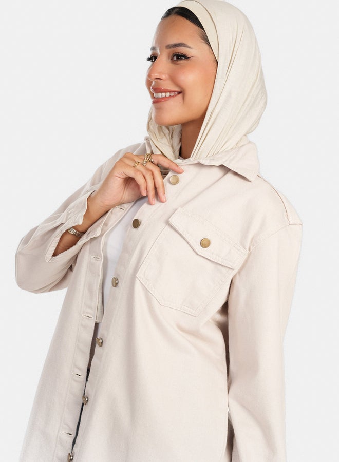 Carina Jacquard Cotton Shirt - Image 4