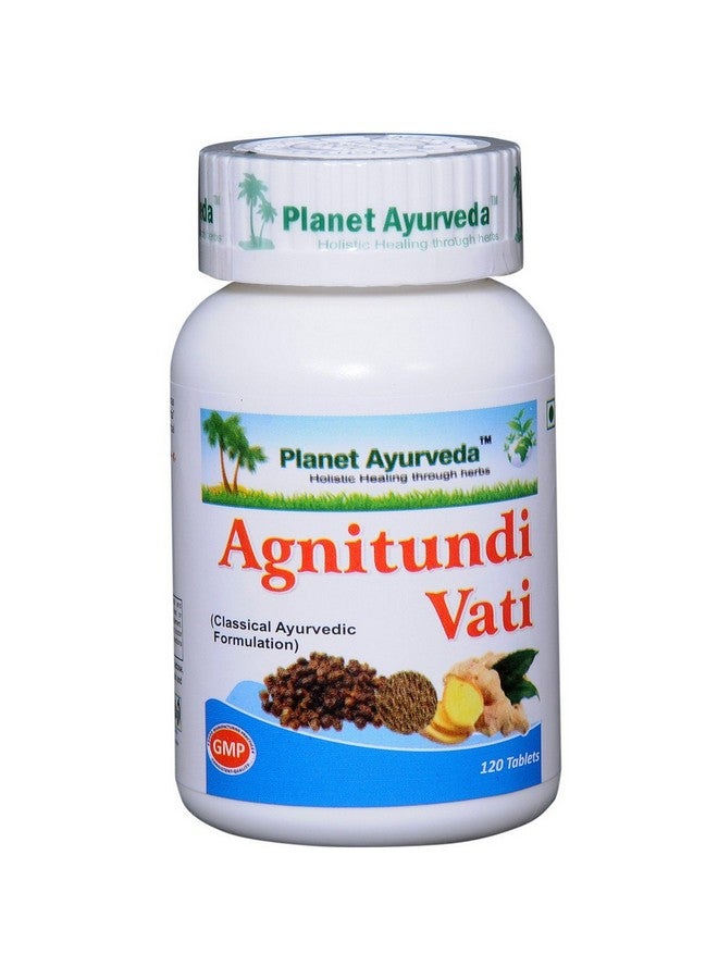 Planet Ayurveda Agnitundi Vati Tablets - 120 Tablets (Pack of 2)