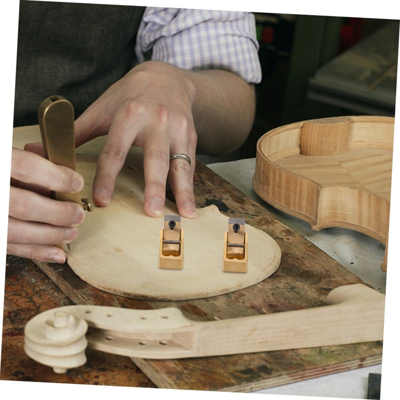 Luthier Hand Plane Tool Violin Compact Planer Instrument Making DIY Woodworking Durable Precision Crafting Black - Image 5