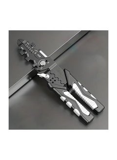 Multi Functional Wire Strippers,Universal Wire Cutters,Tool For Wire Splitting Pliers,Winding,Cutting,Stripping,Crimping,Peeling, Clamping Pliers Wrench,Home Improvement,Electrical Hardware Tools