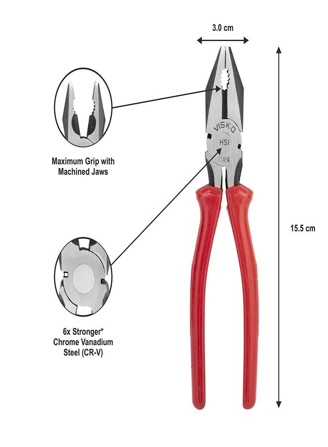 Visko Tools 809 Home Tools Kit With Doe Spanner Set (Silver,8-Pieces) And 8-Inch CRV Plier (Code 701 & 259) - Image 3