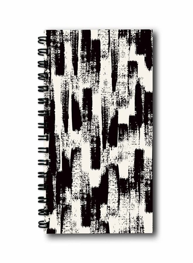 VPRINT QUALITY (Black White Texture) Themed Notebooks With Unruled Pages Eco-Friendly Diary For Writing Blank Pages Notepad For Creative Writing Memo Book For Note-Taking A5 Sketchbook For Drawing - 100 GSM - 160 Pages - (Size A5) - Image 1