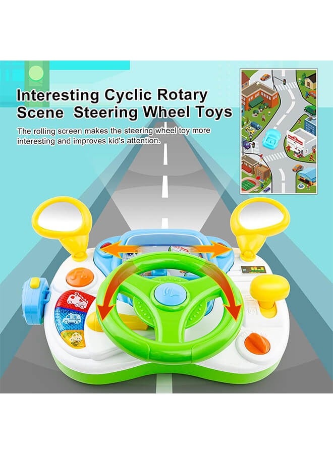 ريوليو لعبة عجلة القيادة للأطفال - تعلم تفاعلي، موسيقى وأضواء - لعبة تعليمية مثالية للأطفال من 1-3 سنوات - هدية مثالية لعيد الميلاد ورمضان - Image 2