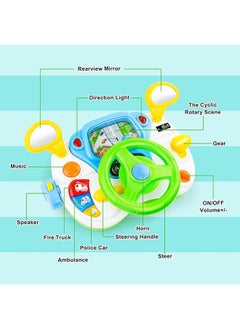 Riolio Toddler Steering Wheel Toy - Interactive Learning, Music & Lights - Perfect Educational Toy for Kids Aged 1-3 - Ideal Birthday & Ramadan Gift  - Image 5
