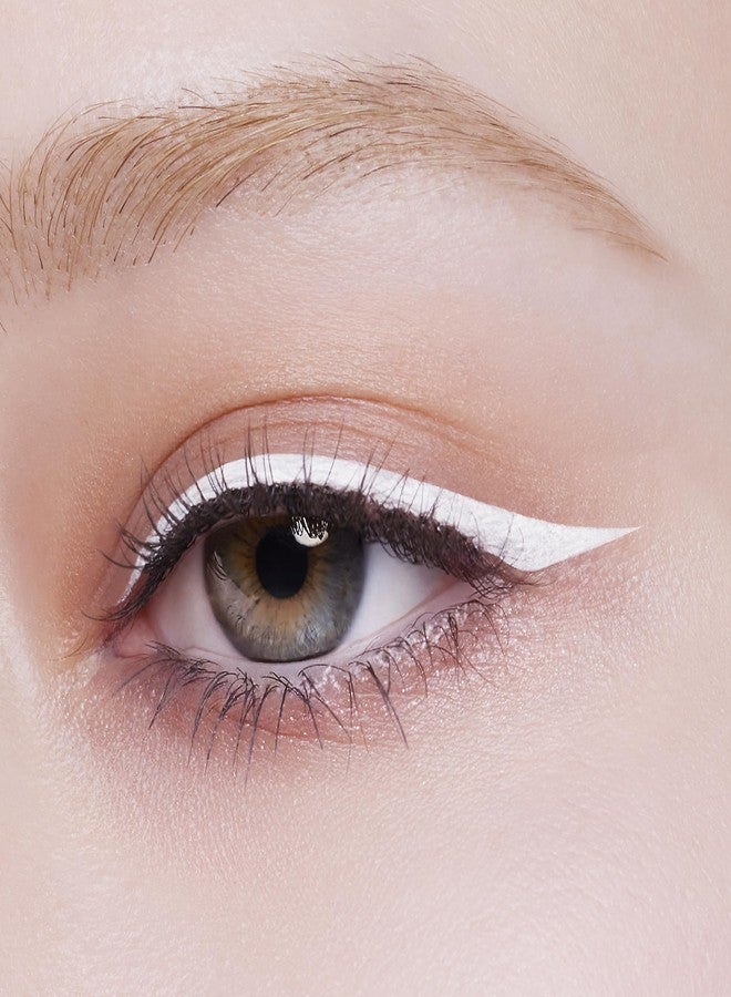 ANNA SUI Perfect Eyeliner - Solid Line - Glossy Shine - Creates Impact Eyes - Smudge-Proof - Long-Lasting - Easily Removed - 0.13 fl oz - 003 Tricky White - Image 2