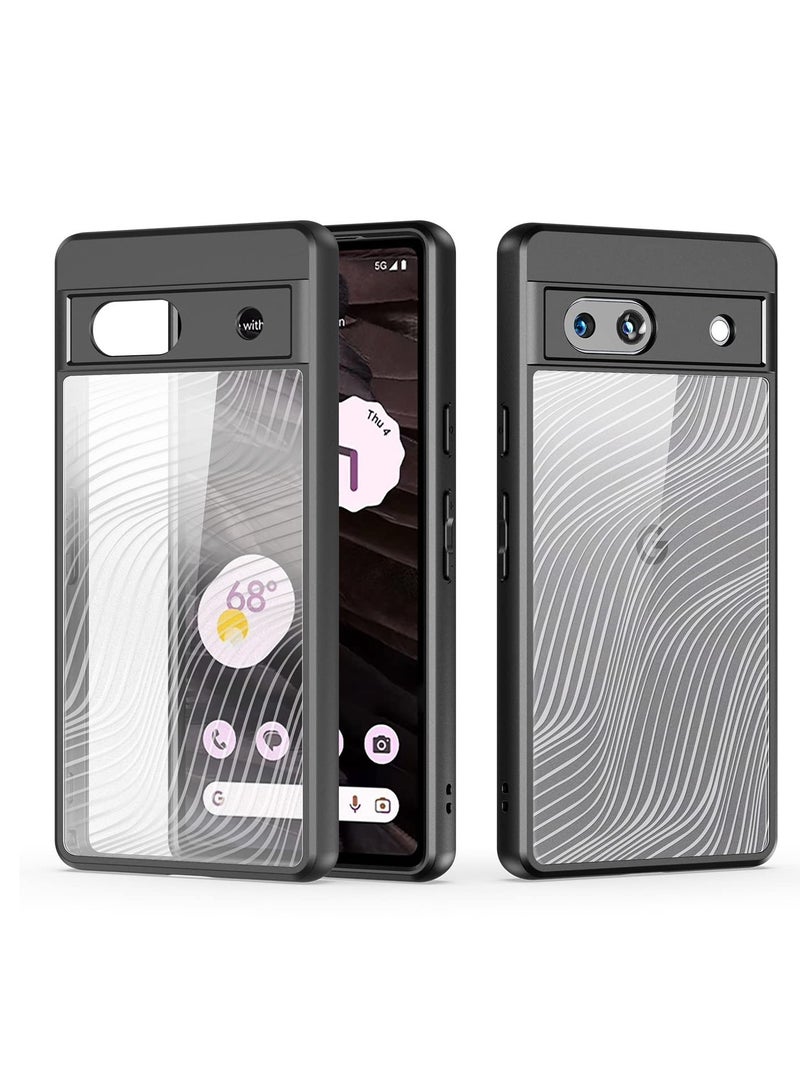 SOLARAE for Google Pixel 7A 2023 5G Phone Case Slim Shockproof [Non-Yellowing][Military Grade Drop Protection]for Google Pixel 7a, Crystal Clear - Image 1