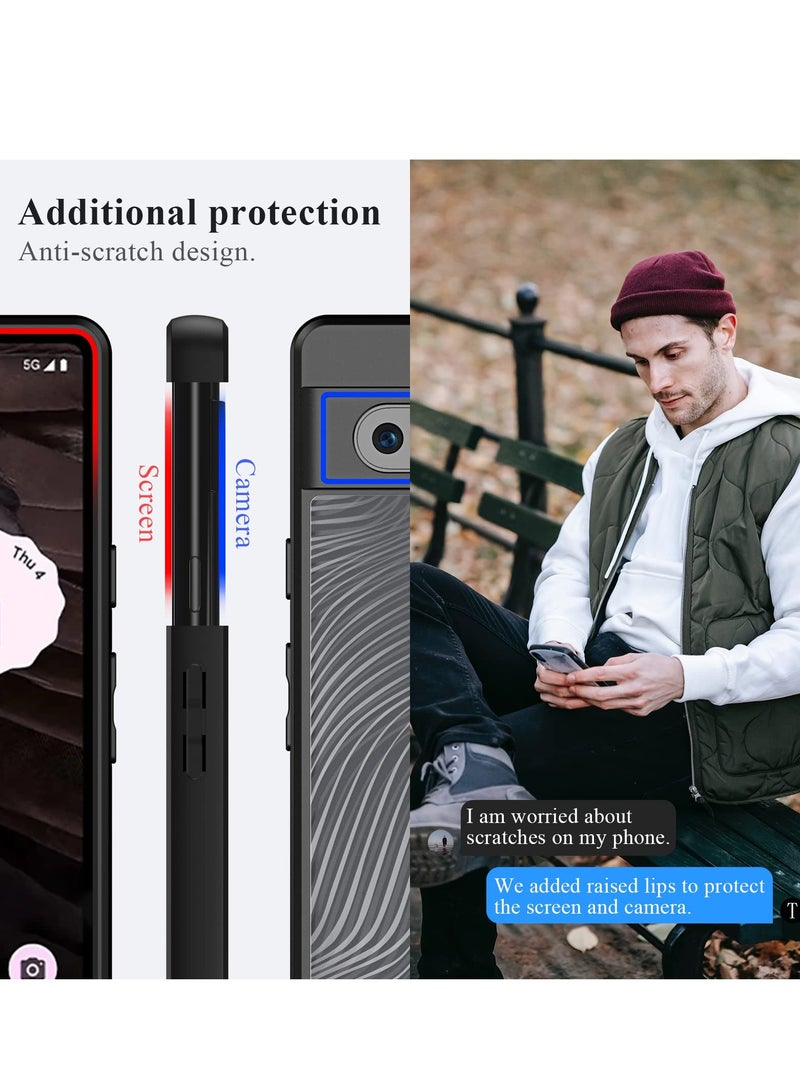 SOLARAE for Google Pixel 7A 2023 5G Phone Case Slim Shockproof [Non-Yellowing][Military Grade Drop Protection]for Google Pixel 7a, Crystal Clear - Image 3