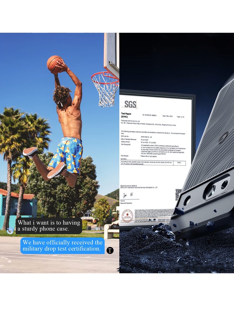 SOLARAE for Google Pixel 7A 2023 5G Phone Case Slim Shockproof [Non-Yellowing][Military Grade Drop Protection]for Google Pixel 7a, Crystal Clear - Image 4