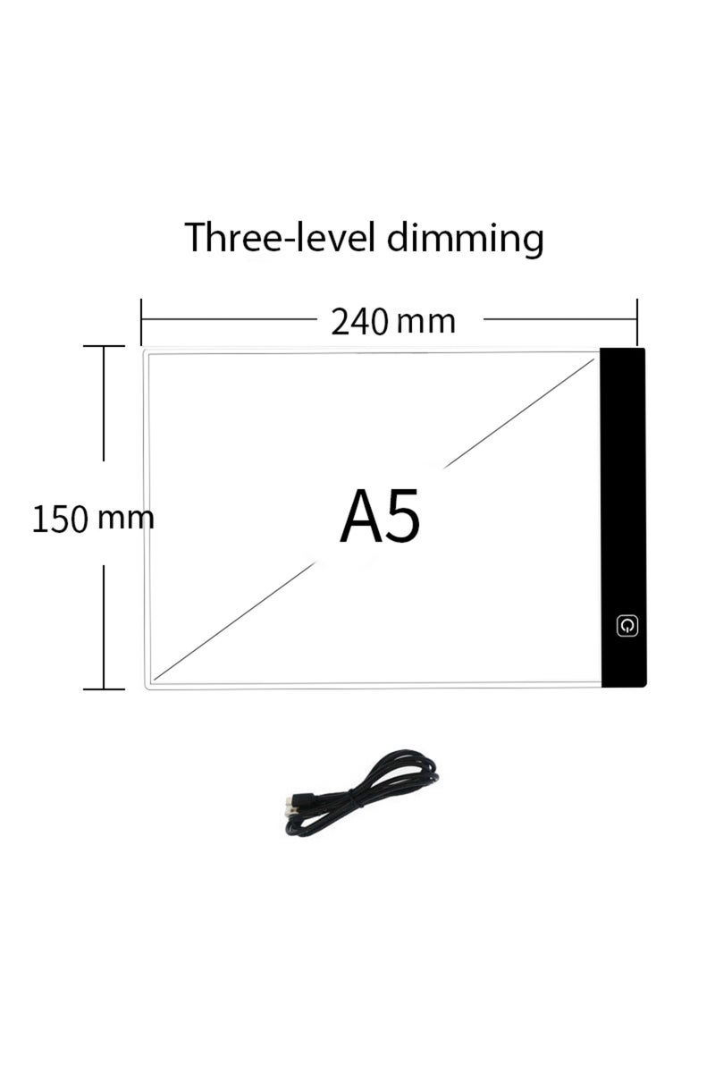 A5-3 Level Dimmable Led Drawing Copy Pad 3 Level Dimmable Board Table Animation Painting Educational