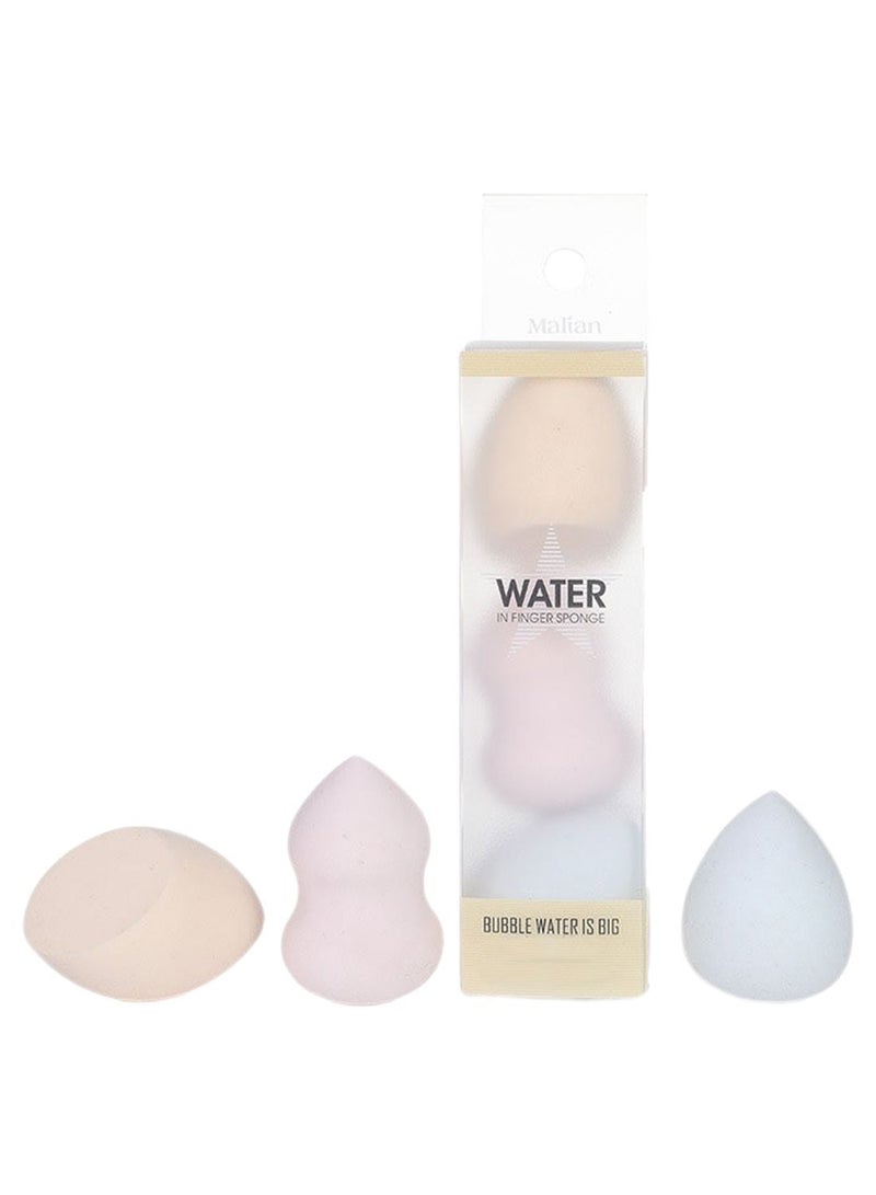 نيبمينينت طقم إسفنجات صغيرة لمزج الماكياج مكون من 3 قطع متعدد الألوان - Image 1