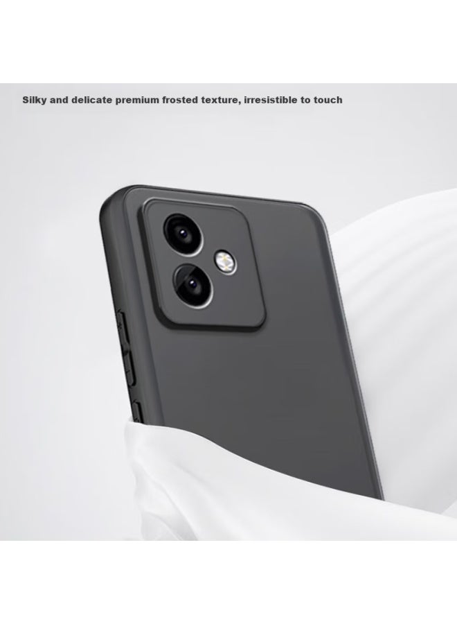 MAIKUQI Mccool Suitable For Honor X60 Gt Phone Case Full Coverage Matte Phone Case Anti-fall Soft Shell Protective Cover Shell - Matte Black - Image 3
