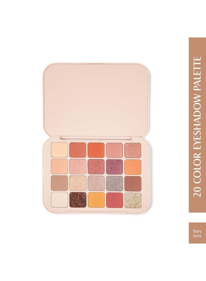 جلام 21 لوحة ظلال العيون Glam21 20 مزيجًا من الألوان غير اللامعة واللامعة | متعددة الألوان | تركيبة فائقة الانحناء | شديدة الصبغة | لمسة نهائية مذهلة | لوحة مكياج العيون | إطلالات لا نهائية | عيون لامعة | 20 جرامًا - Image 2