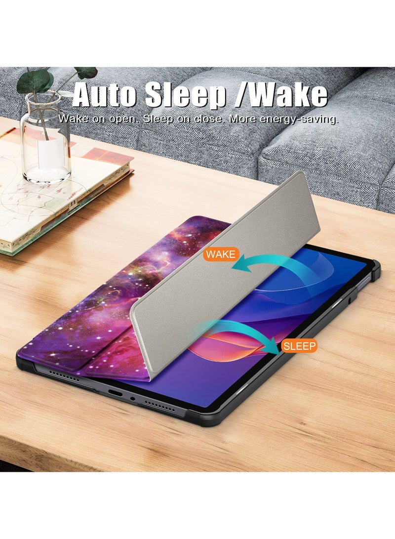 general Redmi Pad 2 2025 Protective Case Ultra-thin Three-fold Stand Protective Case Precisely Fitted Stable Support Scratch-resistant and Wear-resistant - Image 4