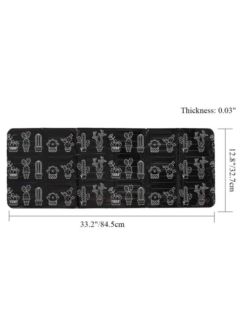 Oasisgalore 2Pcs Disposable Oil Splash Guard Aluminum Foil Gas Stove Oil Splatter Screen Board Cooking Frying Oil-Proof Splash Kitchen Tool (Black)  - Image 3