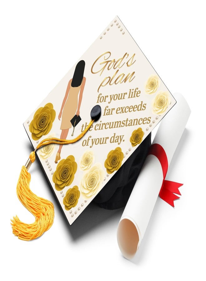 ADVANSYNC God's Plan for Your Life Graduation Cap Topper - Image 1