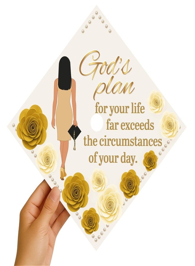 ADVANSYNC God's Plan for Your Life Graduation Cap Topper - Image 4