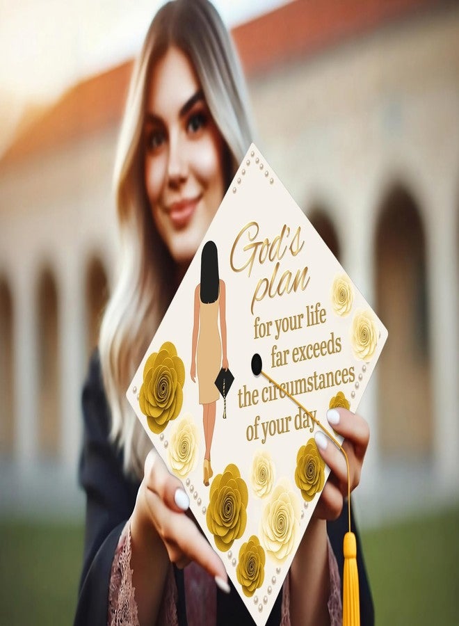 ADVANSYNC God's Plan for Your Life Graduation Cap Topper - Image 3