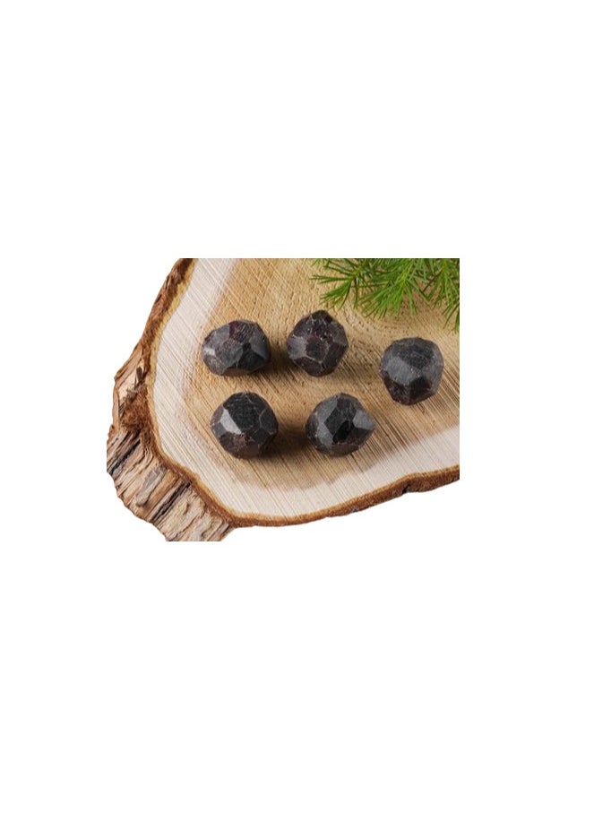 Generic - 100% Natural Raw Garnet Ruby Garnet Stone - 3-5 Grams - Dark Red Color - Natural Transparency - No Shaping, No Coloring, No Additives - Image 1