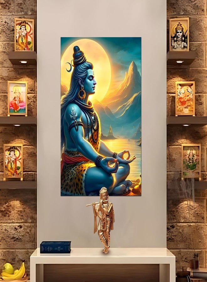 Roostaflag Lord Shiva Wall Poster for Meditation | Namam Sticker for Living Room and Pooja Room Decoration - Image 3