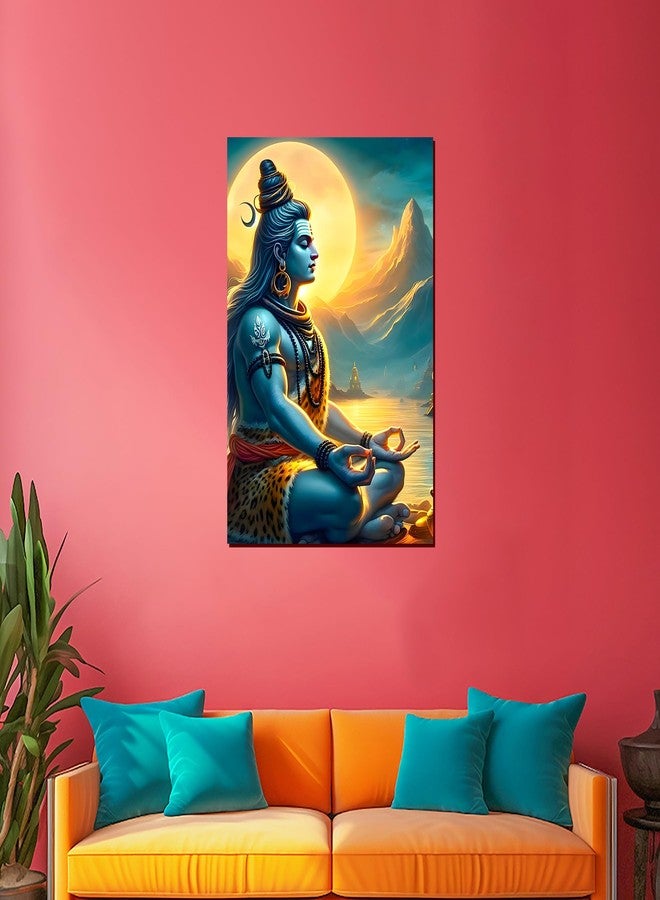 Roostaflag Lord Shiva Wall Poster for Meditation | Namam Sticker for Living Room and Pooja Room Decoration - Image 5