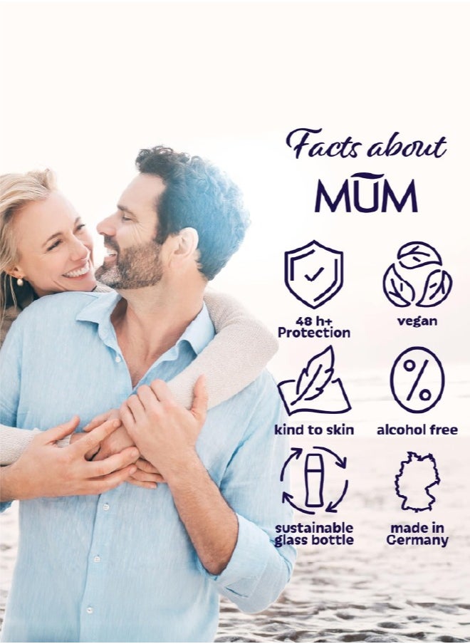 MUM - Deodorant Roll-On Unperfumed, Pack of 3, 75ml Each - Gentle and Effective Protection, Alcohol-Free, Ideal for Sensitive Skin - Image 1