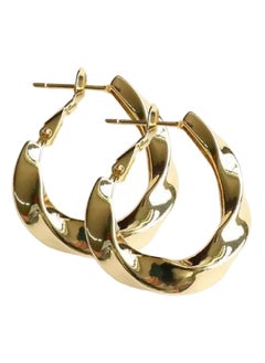 Soko Mesh 18K Hoop Earrings - Dazzling Oval Collection with Swarovski Elements - Elevate Everyday Style with Fashion-forward Women's Jewelry - Explore Elegant Designs, Perfect for Casual or Formal Wear  - Image 4