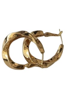 Soko Mesh 18K Hoop Earrings - Dazzling Oval Collection with Swarovski Elements - Elevate Everyday Style with Fashion-forward Women's Jewelry - Explore Elegant Designs, Perfect for Casual or Formal Wear  - Image 5