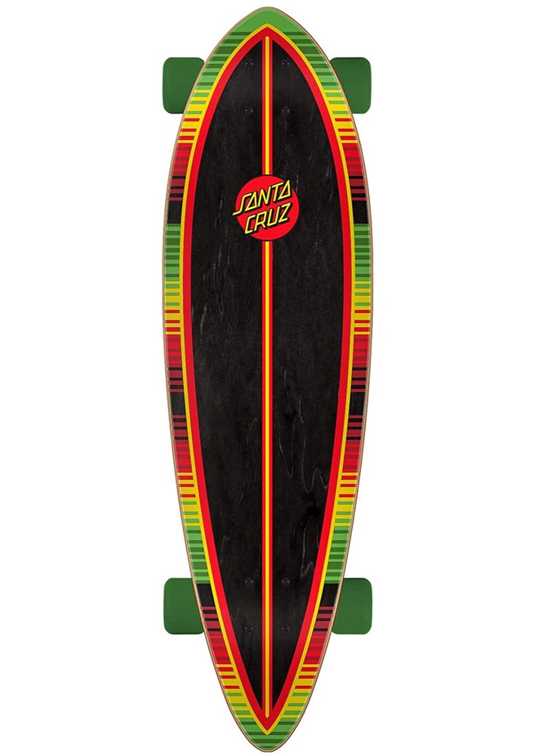 SANTA CRUZ Santa Cruz Serape Dot Pintail Cruzer Longboard Complete 33  - Image 2