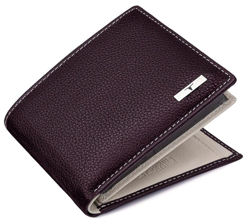 URBANFOREST URBAN FOREST Kyle Brown/Sand Leather Wallet for Men - Image 1