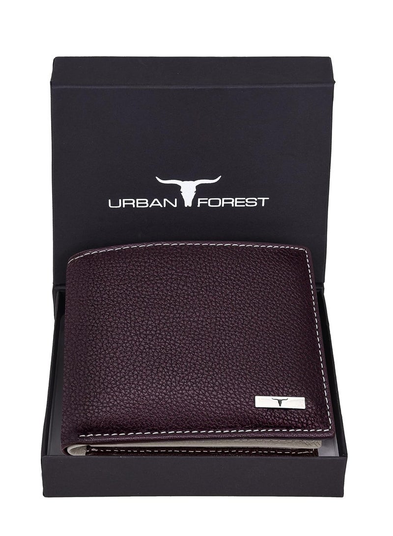 Urban URBAN FOREST Kyle Brown/Sand Leather Wallet for Men - Image 2