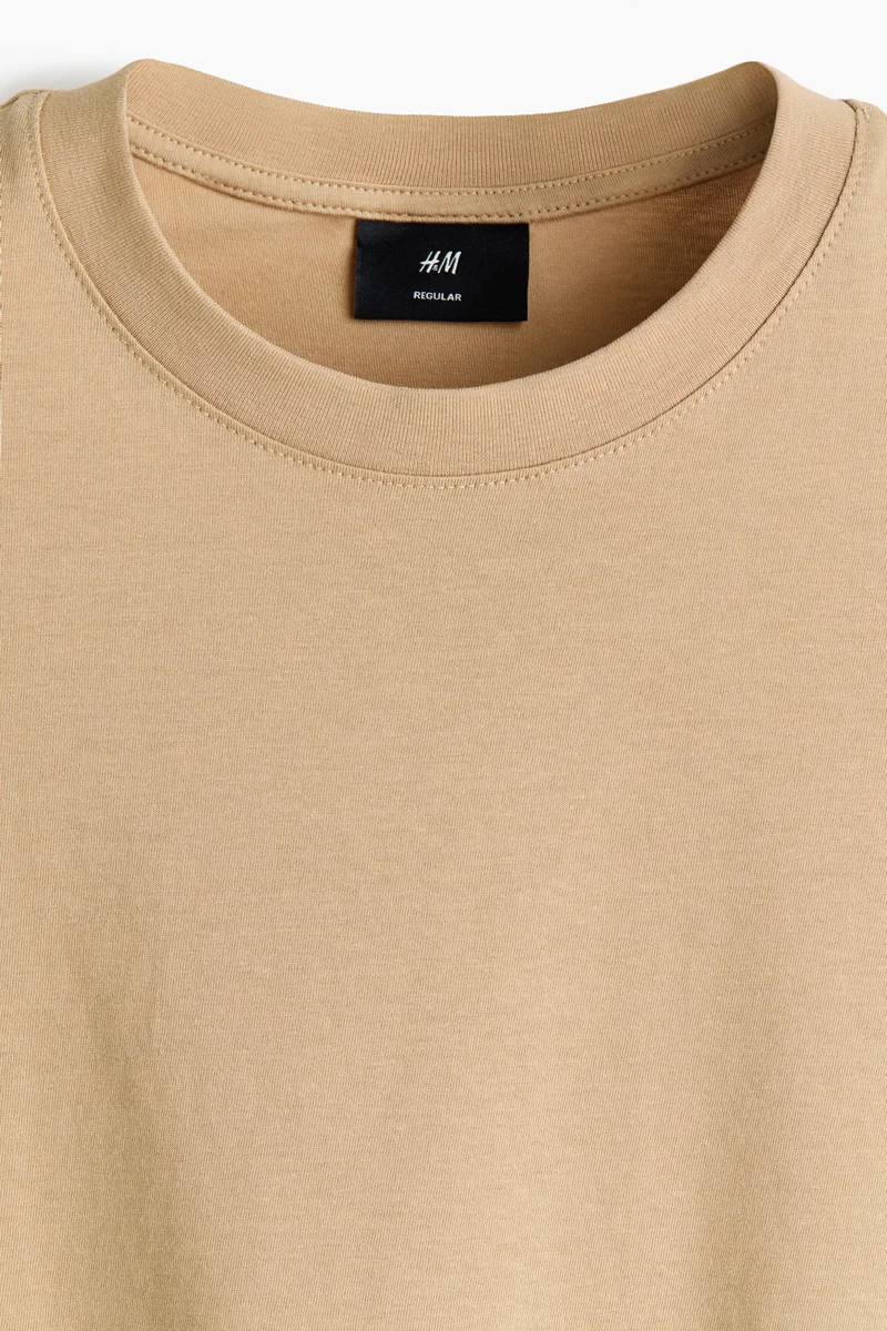 H&M  Cotton T-shirt Regular Fit for Men | Best Price UAE