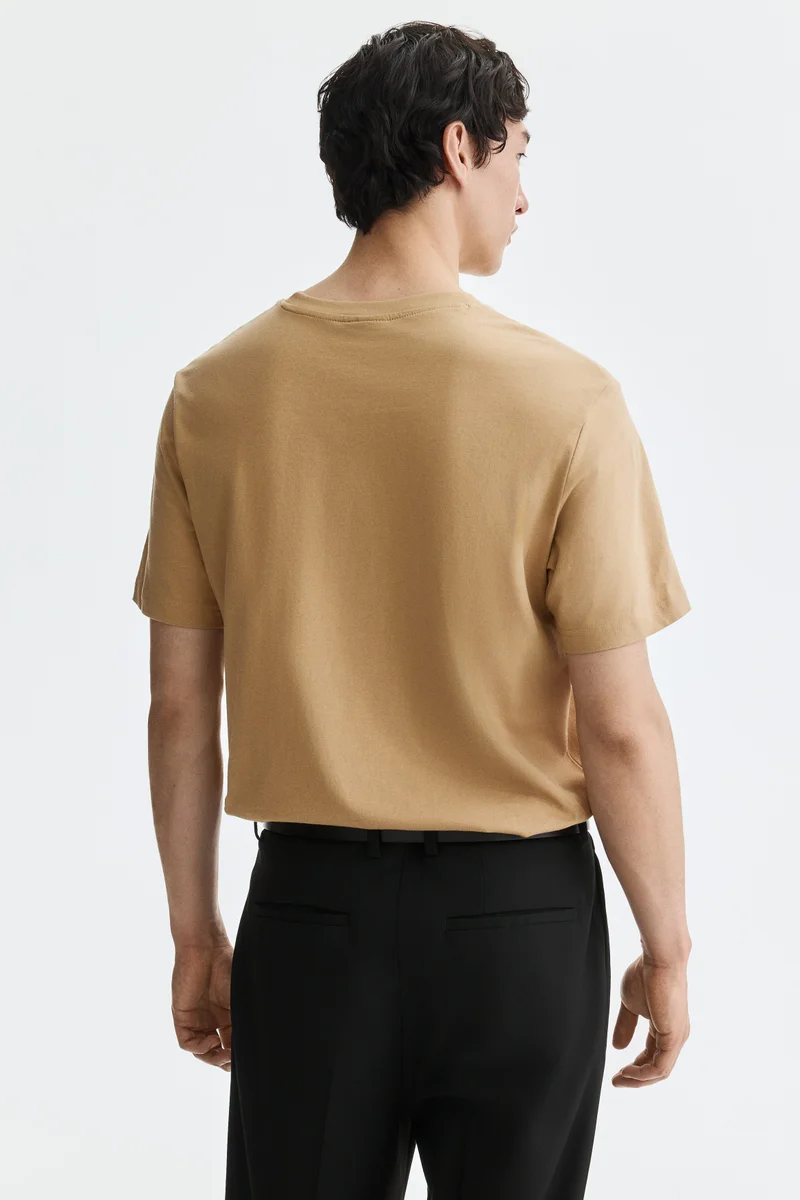 H&M  Cotton T-shirt Regular Fit for Men | Best Price UAE