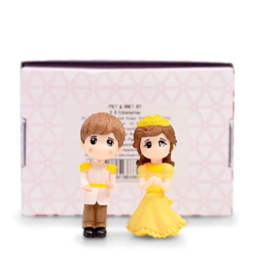 iDream Cute Couple Resin Showpiece Miniature – Romantic Love Figurine for Home Décor, Gift for Valentine, Anniversary, Birthday, Desk & Table Decoration (Yellow) - Image 5