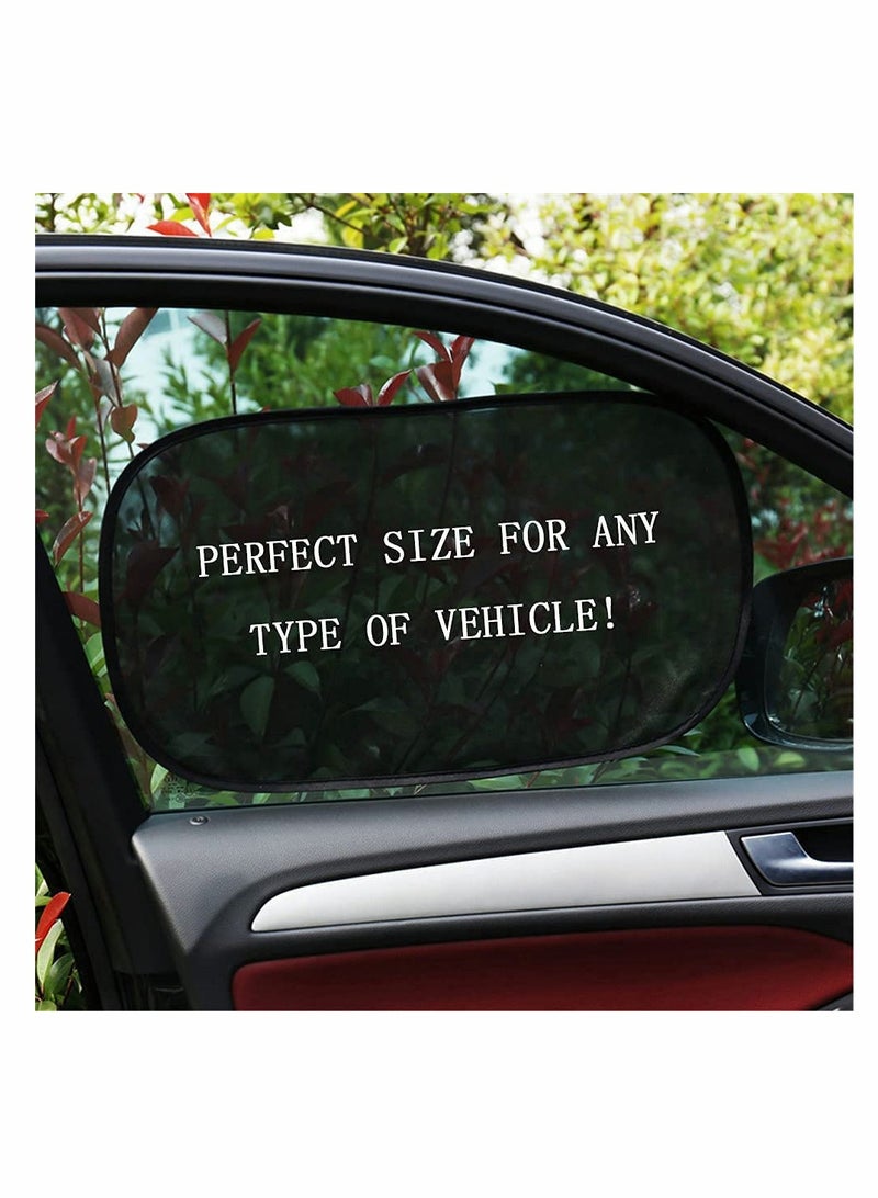 KASTWAVE Car Window Shade Cling Sunshade, Sun Glare and UV Rays Protector, Window Car Sun Shades, 4 Pcs - Image 4