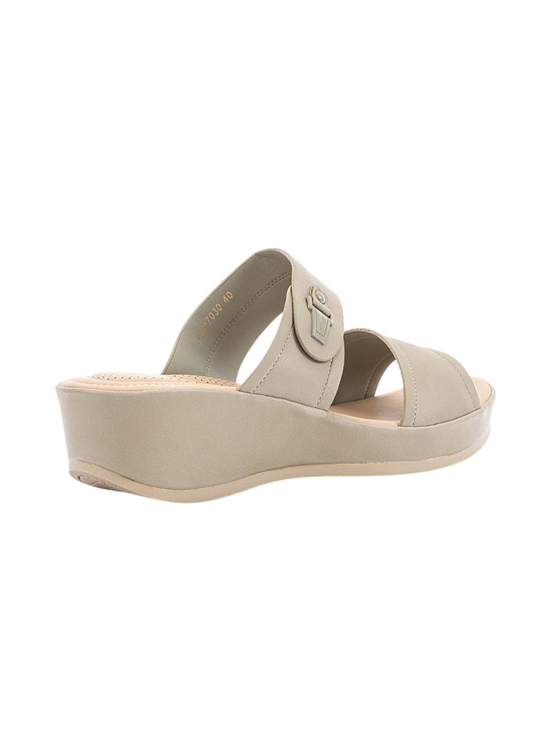Bata Comfit Casual Wedge Sandals,  - Image 3