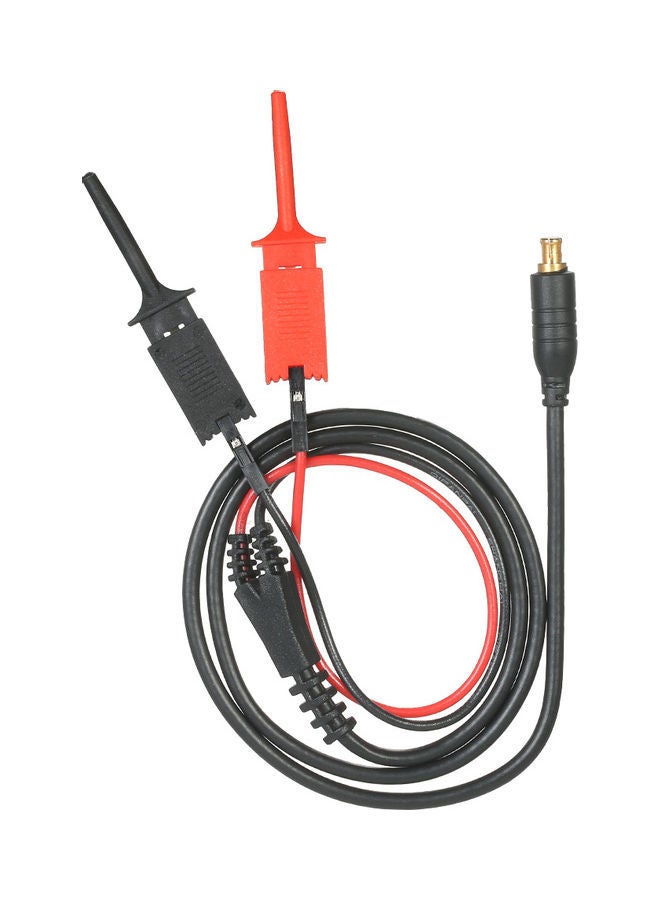 NIBEMINENT Digital Oscilloscope Probe MCX Replaceable Test Hook Probes Cable For Mini DSO Nano Quard Black/Red - Image 4