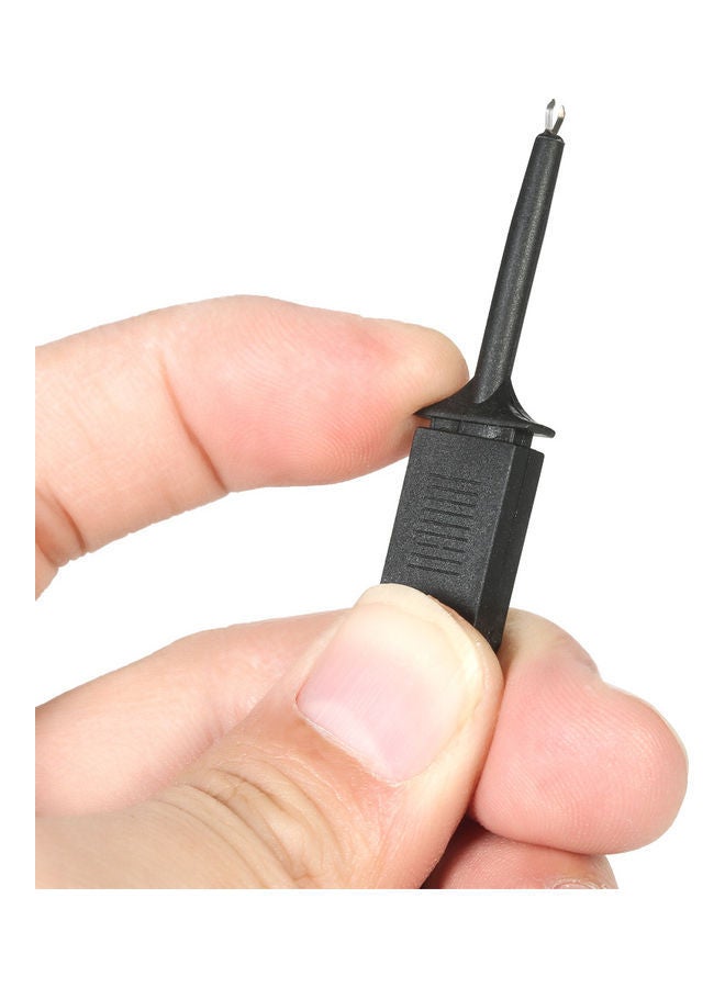 NIBEMINENT Digital Oscilloscope Probe MCX Replaceable Test Hook Probes Cable For Mini DSO Nano Quard Black/Red - Image 5