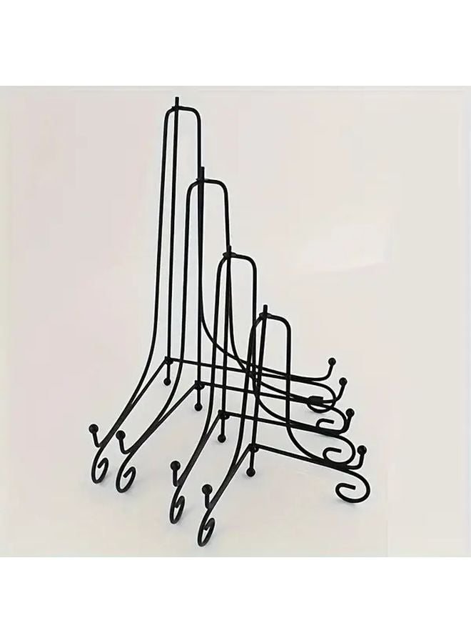 12 Inches Iron Art Album Photo Frame Memorial Plate Trophy Tea Tray Stand 1pc - Image 4