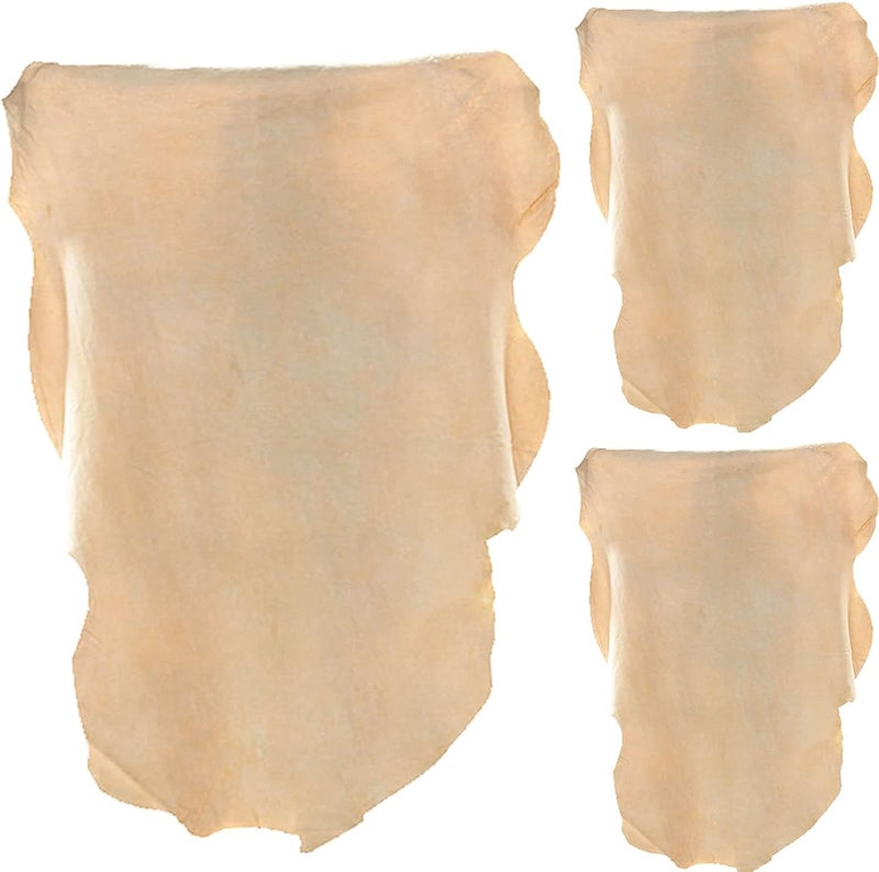 River Lake Chamois Cloth for Car Cleaning Accessories,Leather Chamois Cloth Natural Shammy Drying Towel Dryer for Car Wash Care,Super Absorbent,（3 Pack） - Image 1