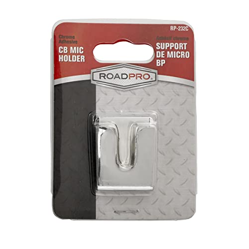RoadPro RP-232C Chrome Plated CB Microphone Holder - Image 5