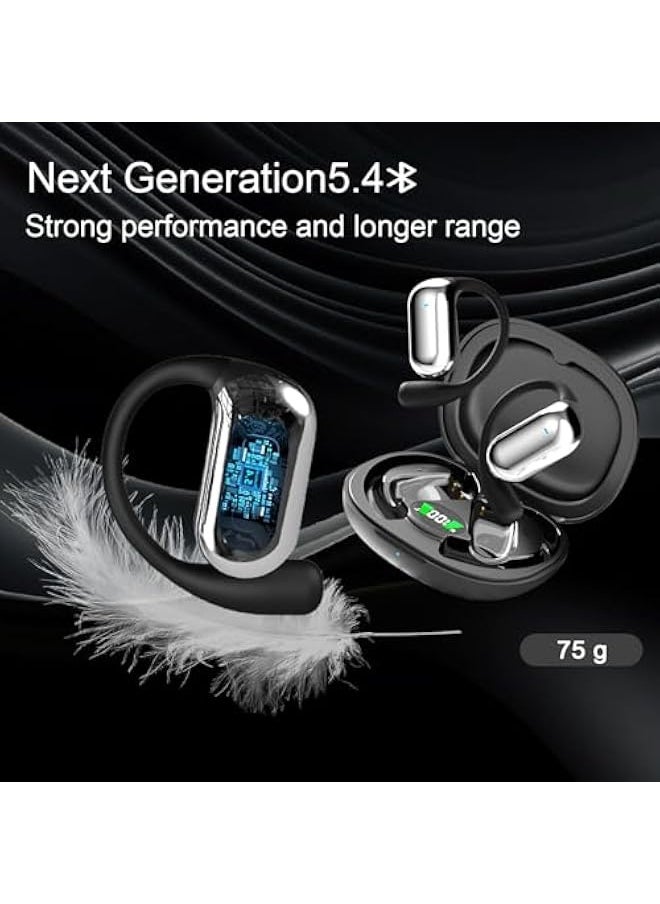 Topleo - Ai Translation Earbuds,Real-time Two-Way Translation,3 in 1 Function Ear Buds 144 Language Translator Earbuds for Traveling Abroad,Language Translation Headset,Black - Image 1