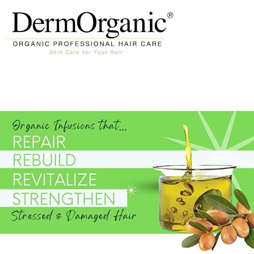 DermOrganic Argan Oil Daily Hydrating Shampoo plus Conditioner SulfateFree Color Safe 338 oz - Image 5